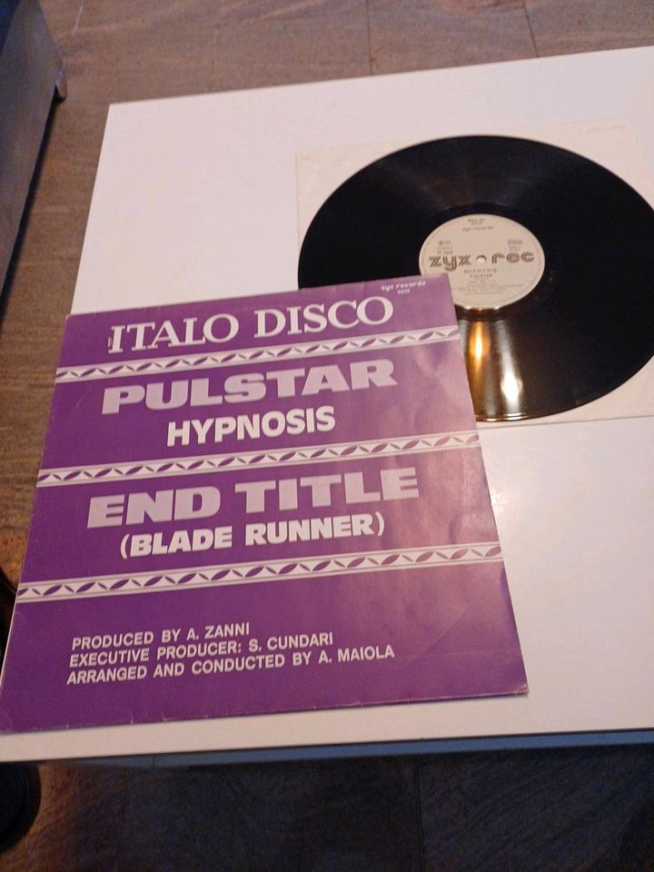 Pulstar hypnosis Schallplatte 12" Maxi Single Vinyl in Möglingen 