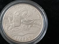 USA  1993 One Dollar D-Day 2. Weltkrieg silber Bayern - Obertraubling Vorschau