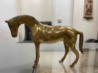 Vintage Massive Messing Pferd Skulptur Figur Nordrhein-Westfalen - Mönchengladbach Vorschau