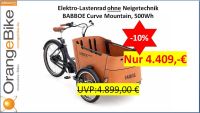 Elektro-Lastenrad BABBOE Curve Mountain Yamaha PW-ST - statt UVP 4.899.- € - Elektro-Lastenrad, 500Wh, Kindertransport „OrangeBikeConcept Karlsruhe E-Bike Pedelec Elektrorad" 4604 Baden-Württemberg - Karlsruhe Vorschau