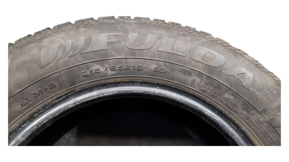 2x Fulda Winterreifen 215/65 R15 96H DOT 3919 6,50mm Profil 45896 in Dinslaken