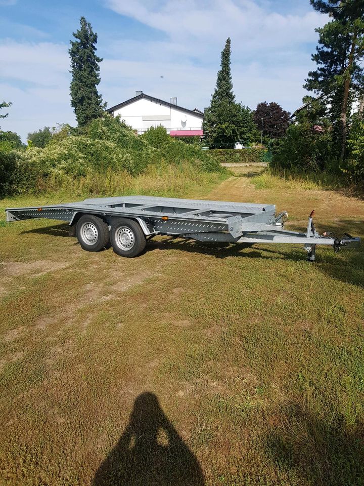 ❌ Autotransportanhänger Autotransporter Mieten Leihen ❌ in Hügelsheim