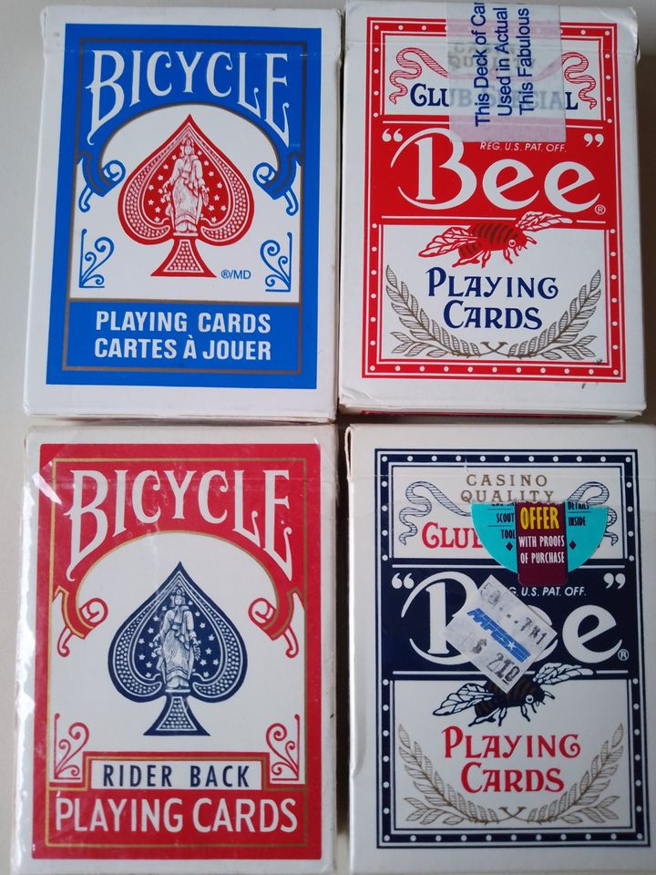 Pokerkarten - Bee,  Bicycle - USA in Bamberg
