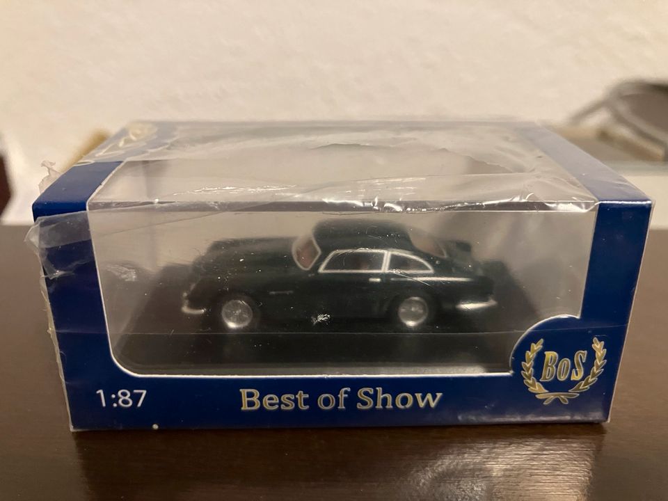 BOS 87206 Aston Martin DB5 dunkelgrün H0 1:87 neu in Gau-Algesheim