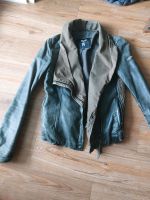 Thiga Vintage Lederjacke schwarz khaki xs used look Hessen - Wiesbaden Vorschau