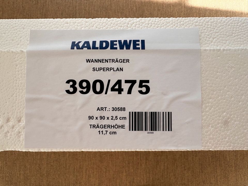 Wannenträger Dusche 90x90 Kaldewai 30588 Höhe 2,5/ 11,7cm NEU in Berlin