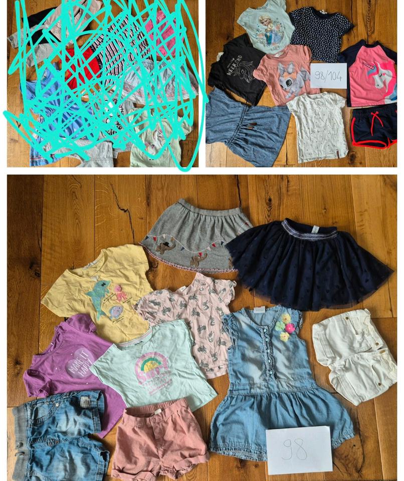 18 Teile 98/104 Kleidungspaket/Kleiderpaket, h&M, Topolino etc in Köln