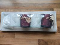Kerzen Set mit Tablett Weinrot und Weiß Herzchen neu OVP Baden-Württemberg - Schwieberdingen Vorschau