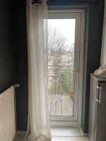 Gardinenschal Vorhang creme beige mit silbernen Aufhängeringen Hamburg-Nord - Hamburg Eppendorf Vorschau