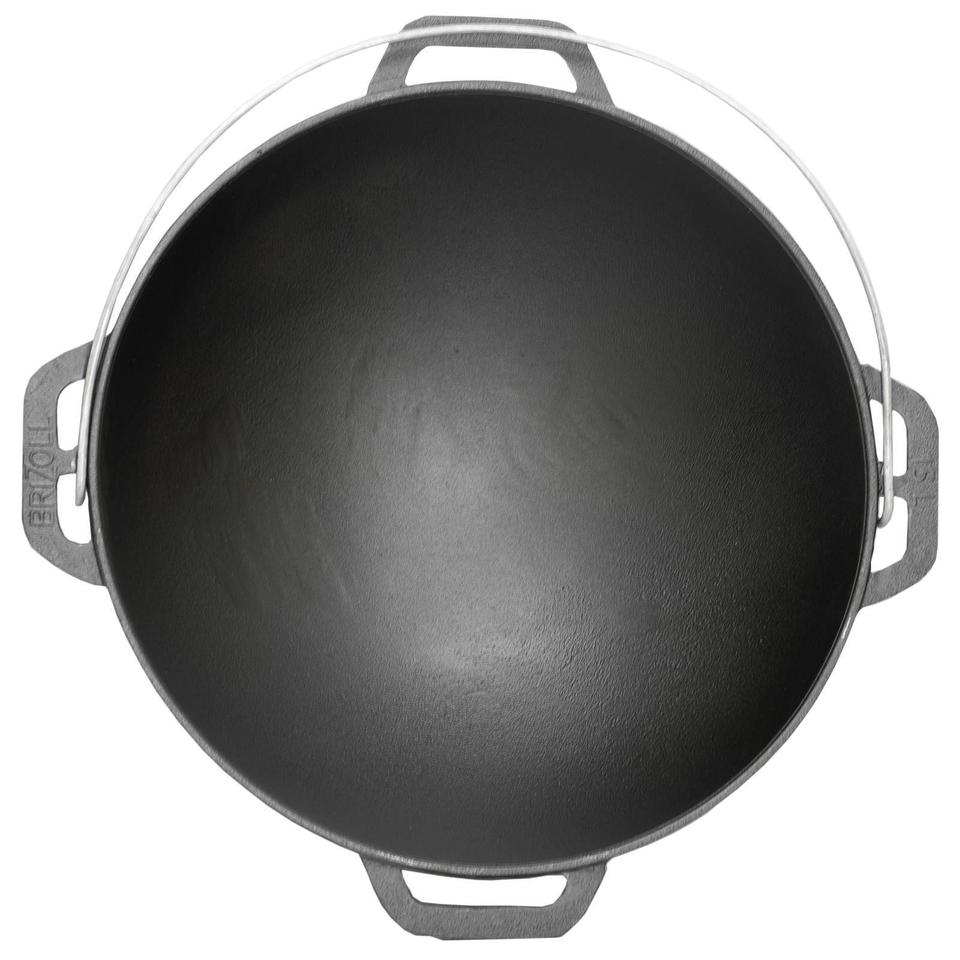 Kasan 6-15 L mit Deckel aus Gusseisen, Schwenktopf, Campingtopf in Ratingen