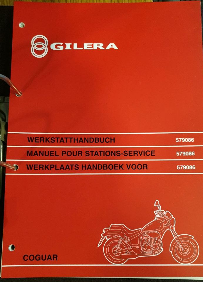 Werkstatthandbuch für Gilera Coguar 125 in Wuppertal