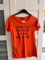 Oranges T-Shirt mit Aufdruck Ricklingen - Mühlenberg Vorschau