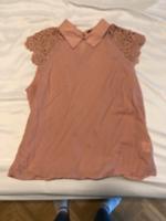 Bluse mit Spitze, rosa, Größe M Baden-Württemberg - Wertheim Vorschau