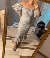 Abendkleid partykleid Rüschen romantisch grau 38 Asos Niedersachsen - Garbsen Vorschau