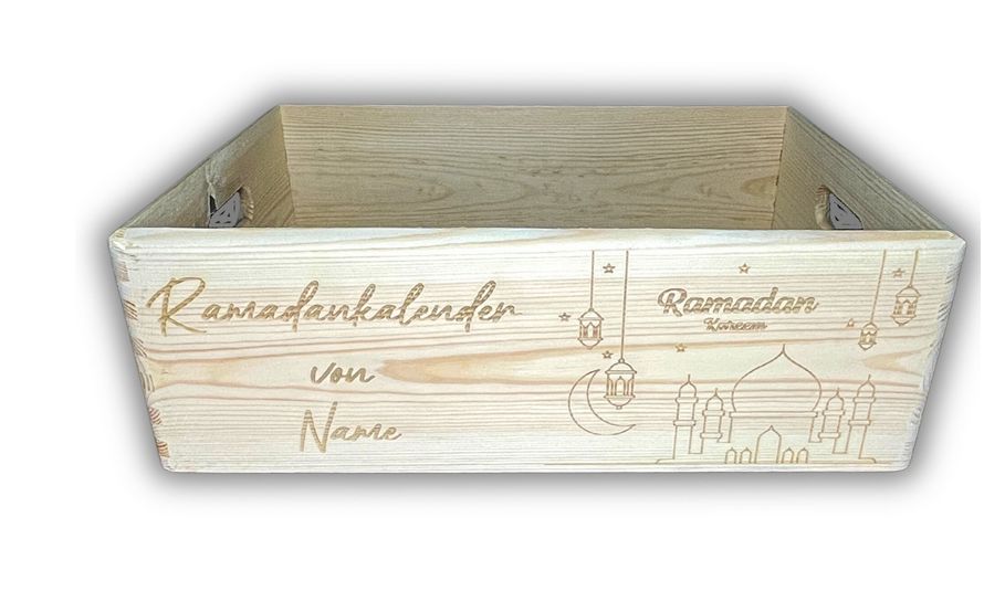 Personalisierter Ramadan Kalender Box Kiste Ramadankalender in Sande