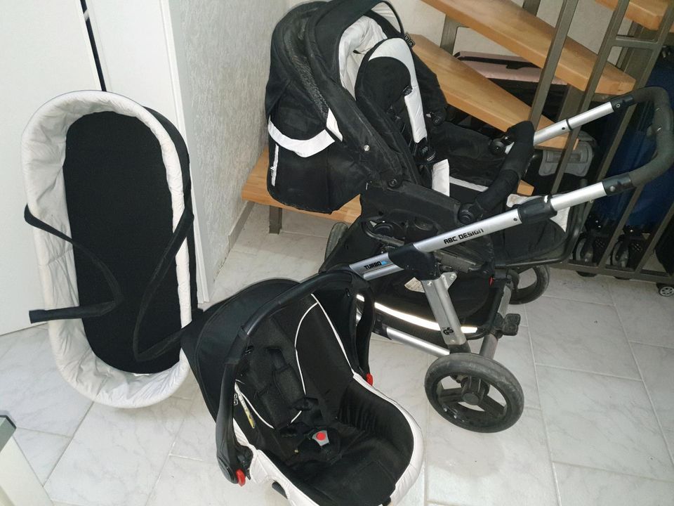 Kinderwagen 3 in 1 ABC Design Turbo 6s in Essen