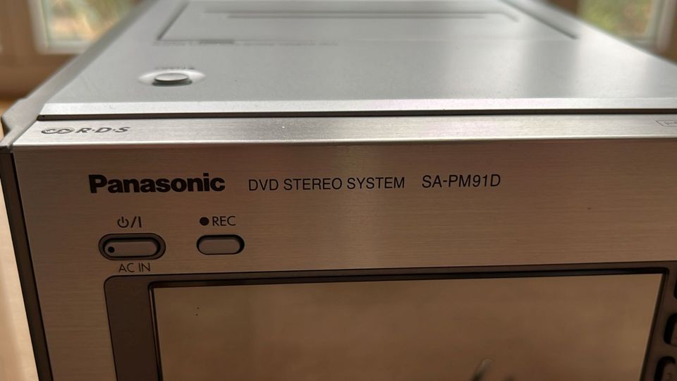 Panasonic DVD Stereosystem SA-PM91D/2 Boxen/Fernbedienung TOP in Düsseldorf