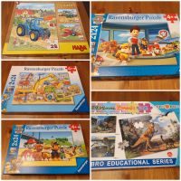 Versch. Puzzle Sets Baustelle Paw Patrol Dinosaurier Ravensburger Thüringen - Rudolstadt Vorschau