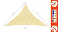 Sonnensegel NEU 2,5 x 2,5 x 3,5 m liefert Deutschlandweit Baden-Württemberg - Ravensburg Vorschau