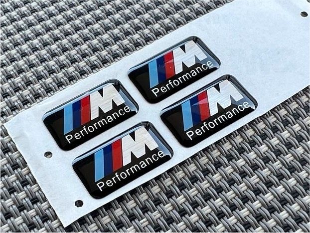 BMW M Performance Aufkleber Emblem Lenkrad Felgen M2 M3 M4 M5 M6