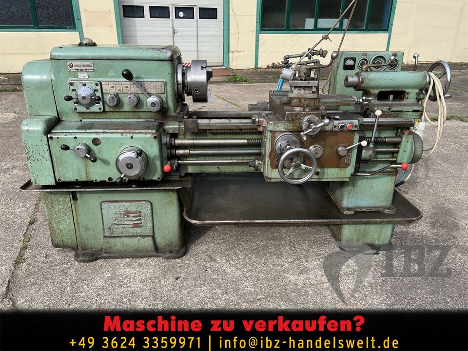 VEB Stanko 1K62 Drehmaschine Drehbank Zug- Leitspindel 1250 WMW in Ohrdruf