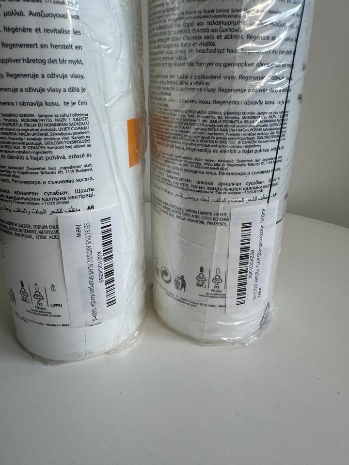 2x Selective Professional Keratin Shampoo Haarpflege OVP 1000ml in Gievenbeck