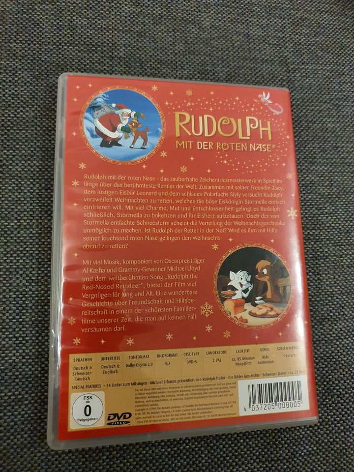 DVD Kinder Rudolph mit der roten Nase Reindeer Film FSK0 in Cloppenburg