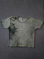 Olivgrünes Shirt Girlie kurz/leicht bauchfrei Batik-Look von Only Berlin - Friedenau Vorschau