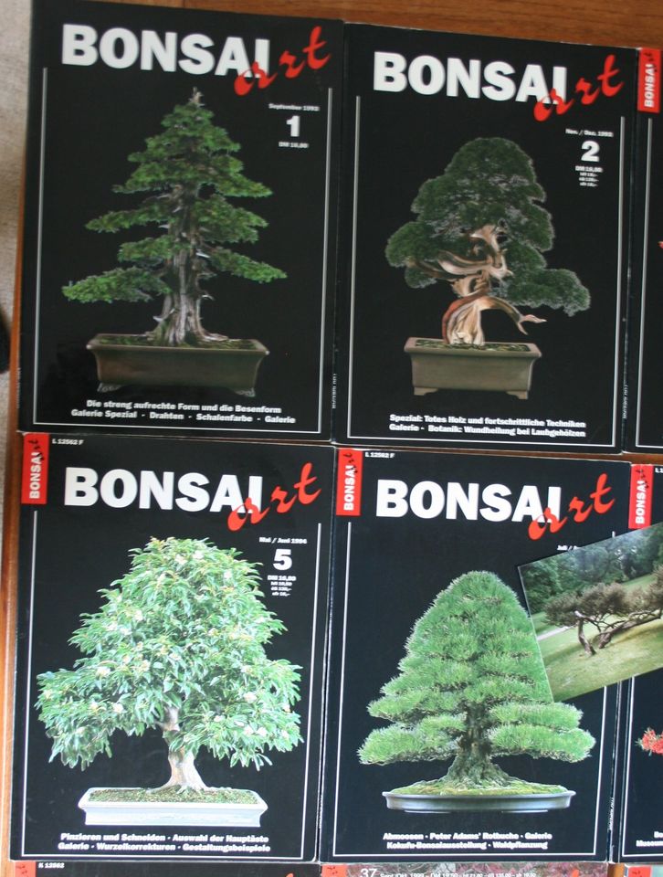 11 x Bonsai Art Nr.1-7+22,29,37,108 + weitere Zeitschriften in Marl