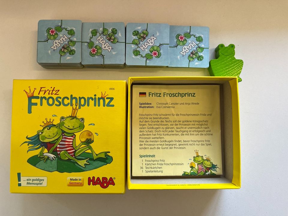 HABA Fritz Froschprinz Memospiel in Norderstedt