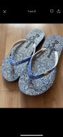 Sandale Flip Flop Gr. 34 v. Pepe, blau weiß, sehr gut! Niedersachsen - Braunschweig Vorschau