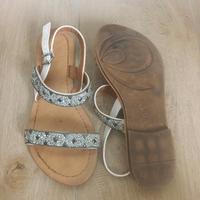 Sandalen in Größe 36 mit Glitzer und Nieten Bayern - Sankt Wolfgang Vorschau