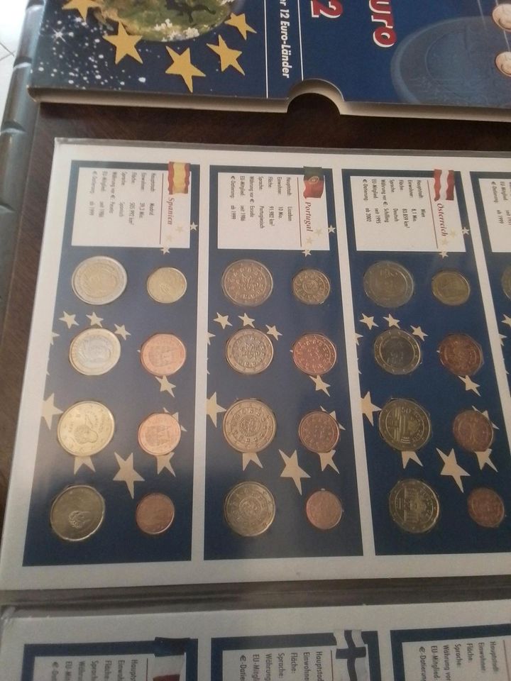 Komplett  Kollektion  der 12 Euro Länder 2002 in Schulzendorf bei Eichwalde
