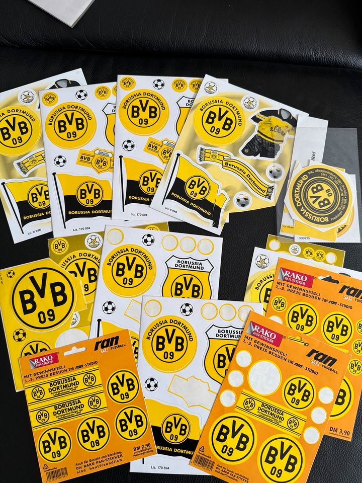 BVB Sammlung Autogrammkarten/Briefe Sticker in Dortmund