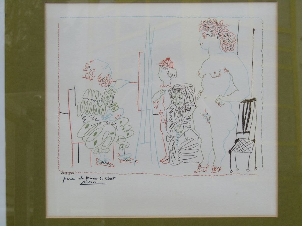Pablo Picasso „Das Modell und zwei Figuren“1954,WarenGut,E5460 TU in Hamburg