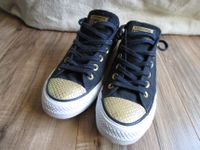 CONVERSE ALL STAR Gr. 39,5 schwarz/ gold Brandenburg - Falkensee Vorschau