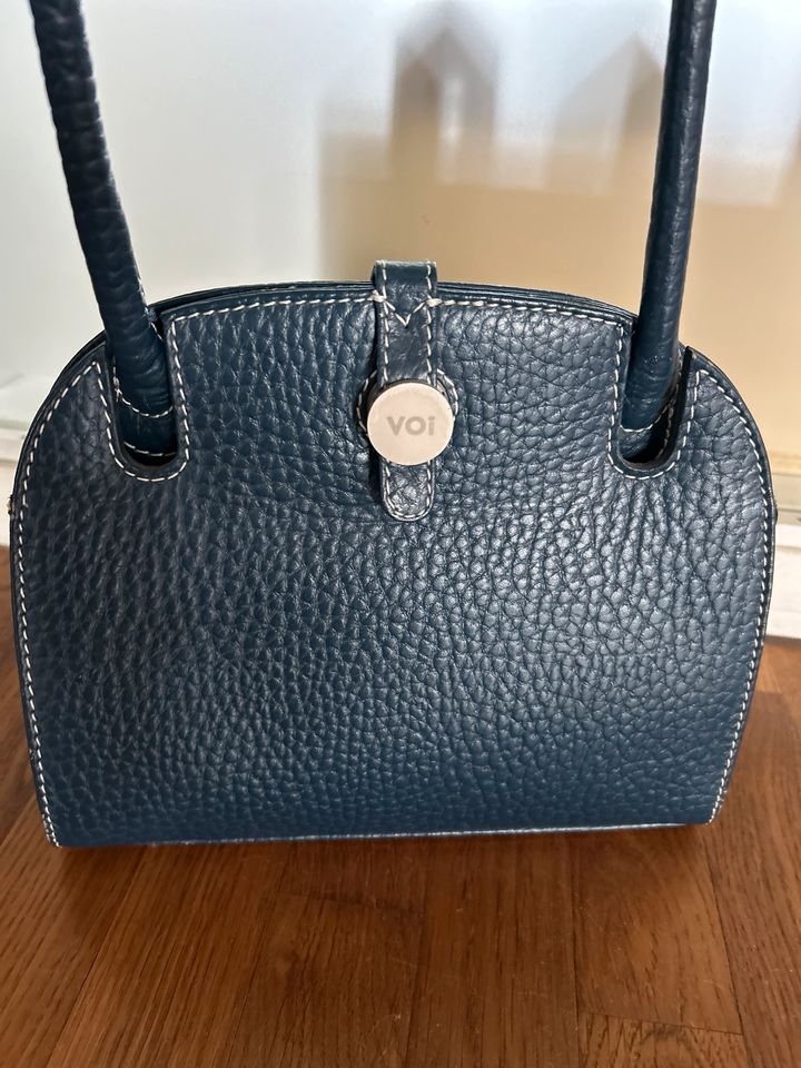 Voi Handtasche Tasche blau Leder in Wettringen