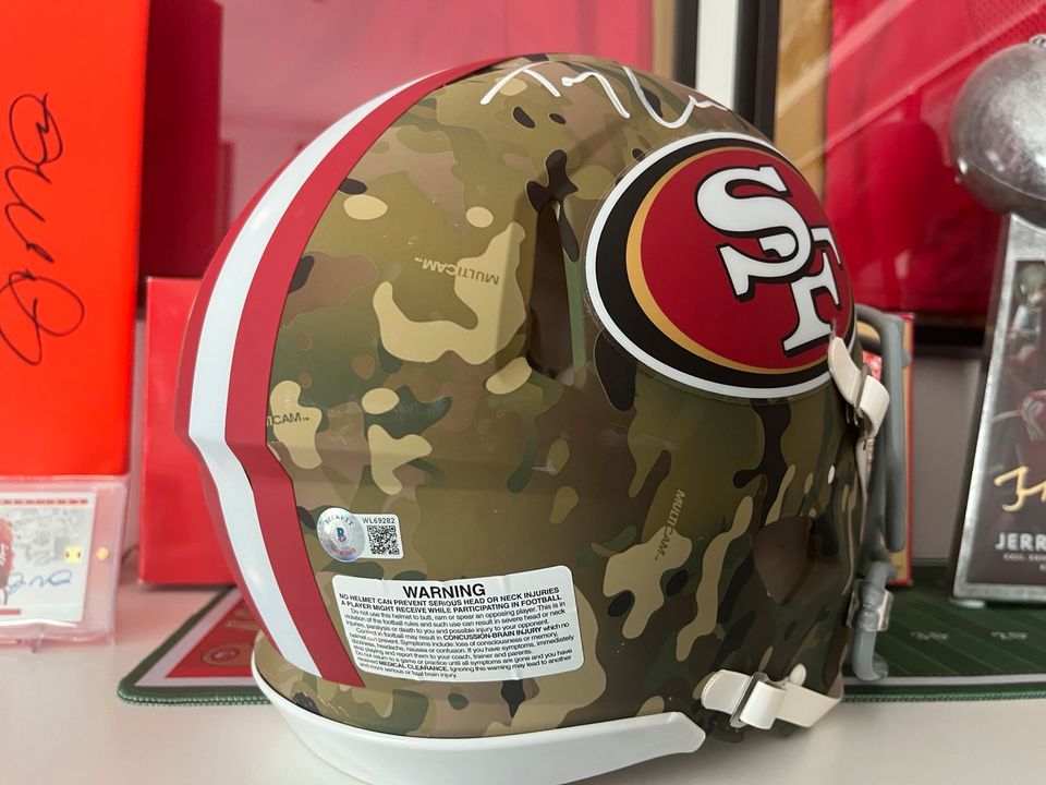 Trey Lance San Francisco 49ers Camo Fullsize Authentic Helm in Homburg