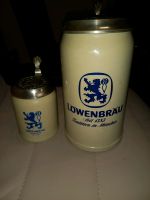 Löwenbräu Steinkrüge mit Zinndeckel Bayern - Ebersdorf Vorschau