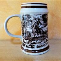 neuer unbenutzter DDR Keramikkrug mit jagdlichen Motiven Sachsen-Anhalt - Salzwedel Vorschau