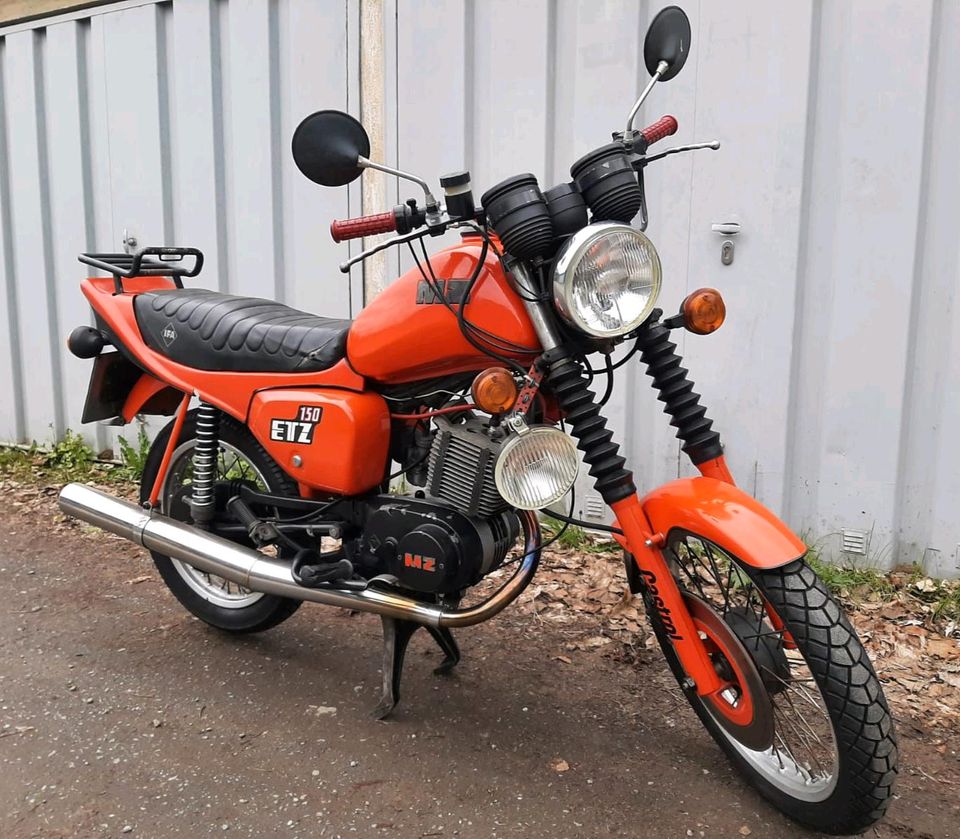 Motorrad ETZ 150, BJ 1988, Rot, TÜV Neu in Annaberg-Buchholz