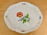 Meissen ovale Platte Bunte Blume 4 Rote Blume Servierplatte Saarland - Homburg Vorschau