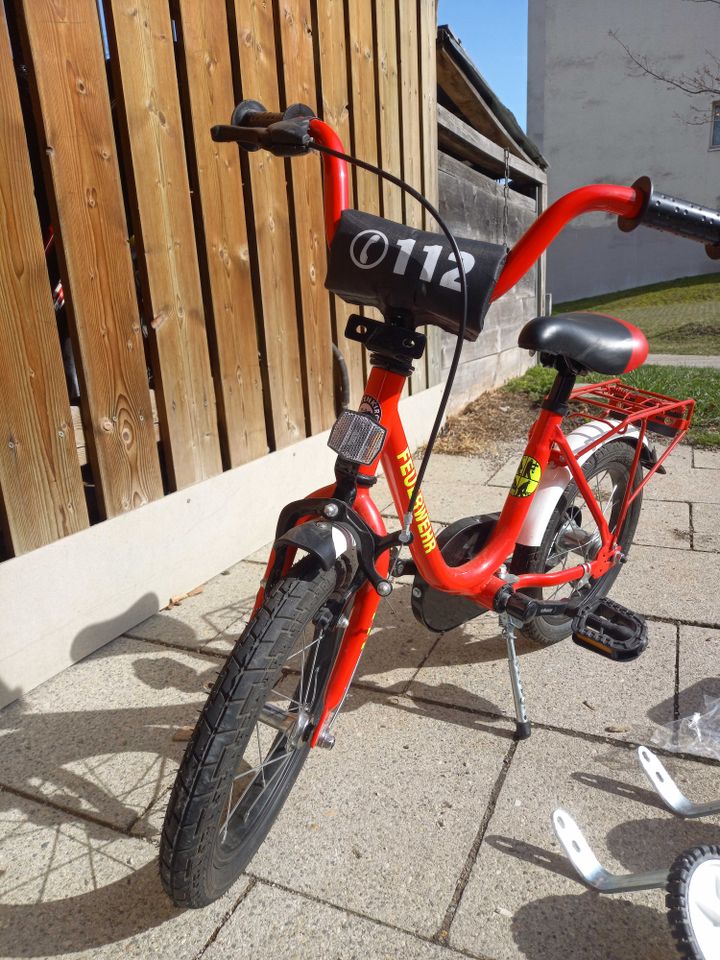 Kinderfahrrad Bachtenkirch Feuerwehr 14 Zoll in München