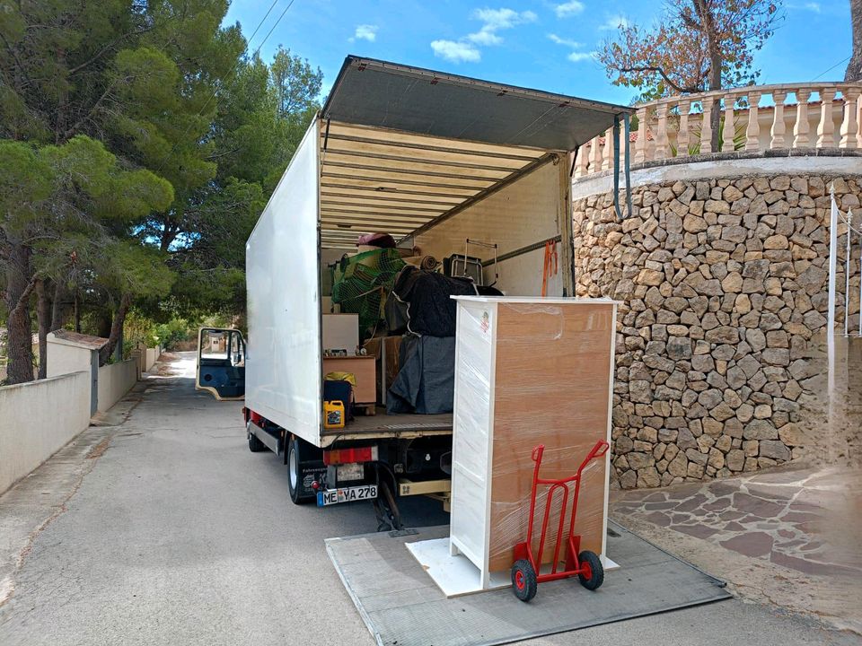 Transport Umzug Beiladung Spanien Mallorca Portugal in Velbert