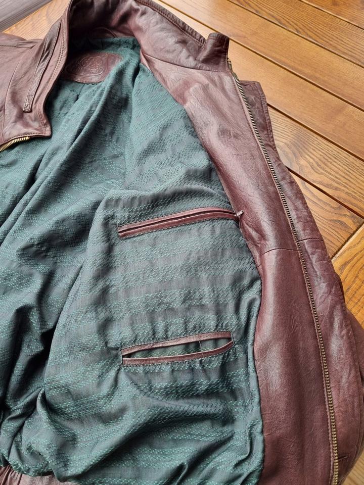 Lederjacke braun Wildbock – Vintage aus den 70er – Größe 56 in Dingolfing