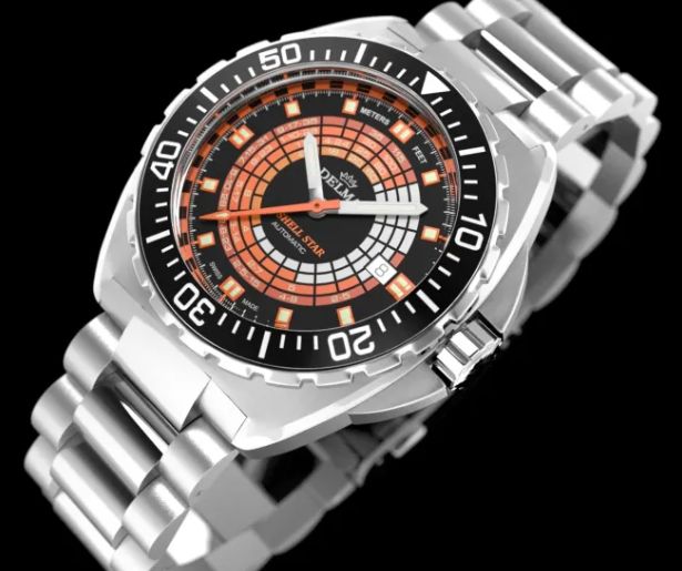 Automatik Diver Swiss Made Delma Automatic Taucher Uhr 50 ATM in Bad Boll