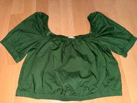 H&M Bluse mit Puffärmel dunkelgrün Gr. M neu Bielefeld - Heepen Vorschau