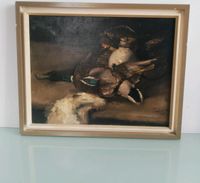 Paul Mathias Padua Jagdstillleben Ente Bild Gemälde Kunst antik Bayern - Hallbergmoos Vorschau
