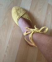 Sandalen Espadrilles ibiza Bohoo gehäkelt gelb Gr. 38 Baden-Württemberg - Metzingen Vorschau