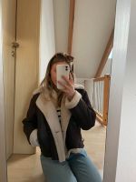 Double Faced Lederjacke Zara Dupe Winter braun S Kr. Altötting - Neuötting Vorschau